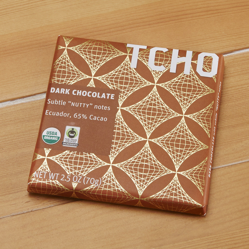 TCHO Dark Chocolate "Nutty" Bar, 2.5 oz