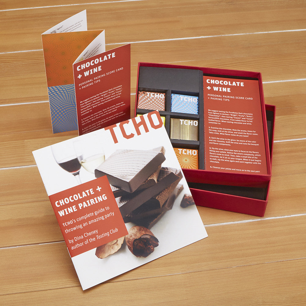 TCHO Chocolate + Wine Pairing Party-in-a-Box
