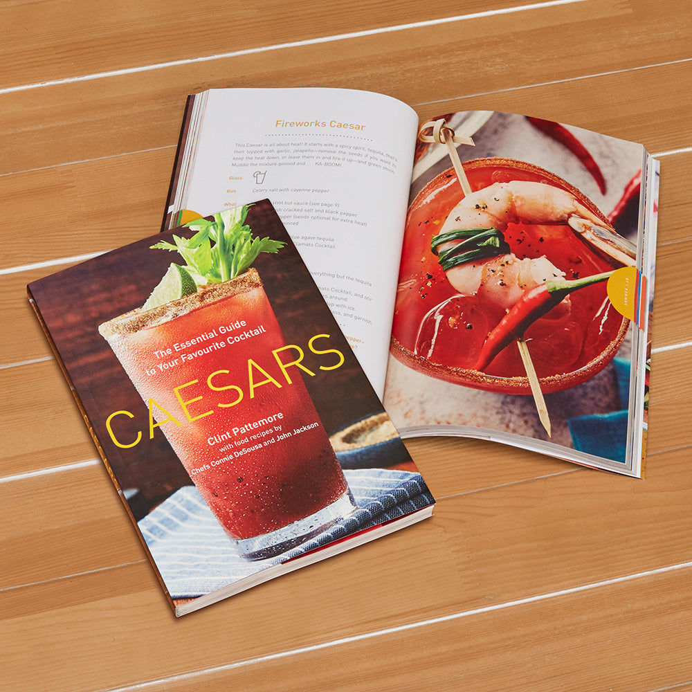"Caesars: The Essential Guide to Your Favourite Cocktail" by Clint Pattermore