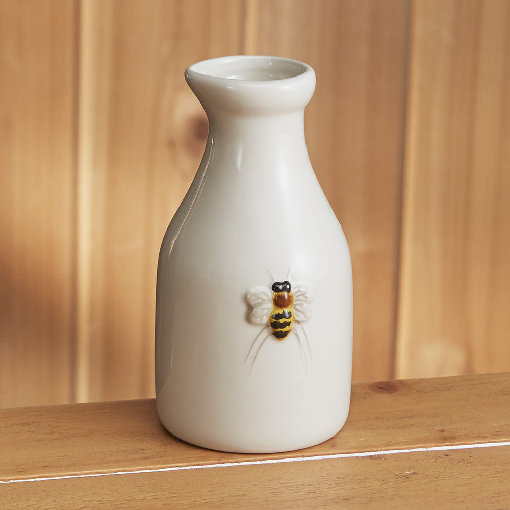 Ceramic Bee Creamer Bottle