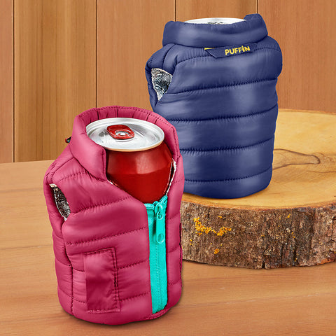 Puffin Insulated Vest Can Koozie