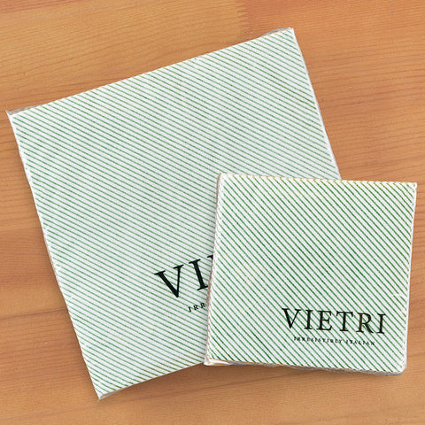 Vietri Papersoft Napkins, Seersucker Green Stripe