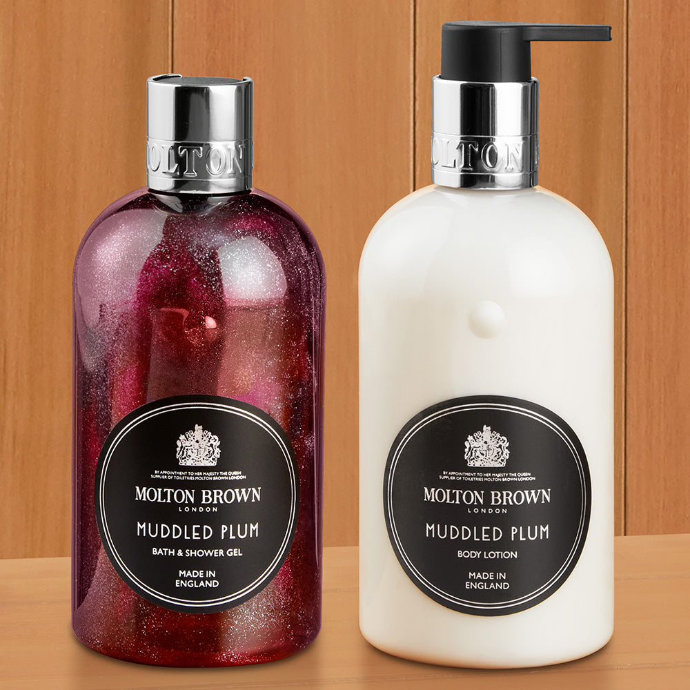 Molton Brown Shower Gel/Body Lotion, Muddled Plum To The Nines