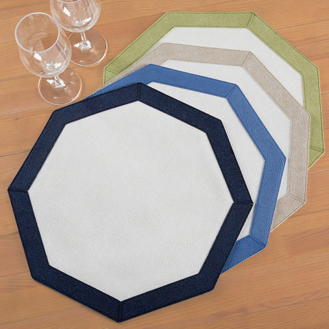 Bodrum Bordino Octagon Vinyl Placemat