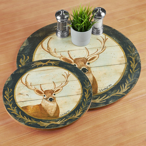 Darrellene Designs Proud Buck Lazy Susan