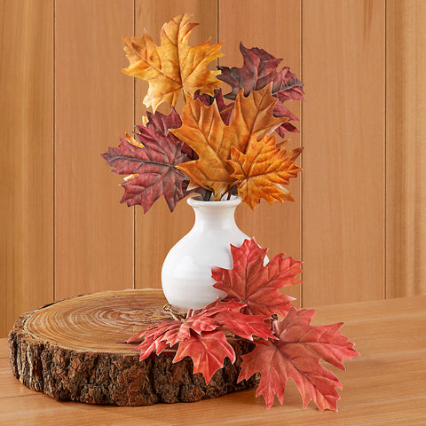 Autumnal Maple Leaf Stems, 11.5"