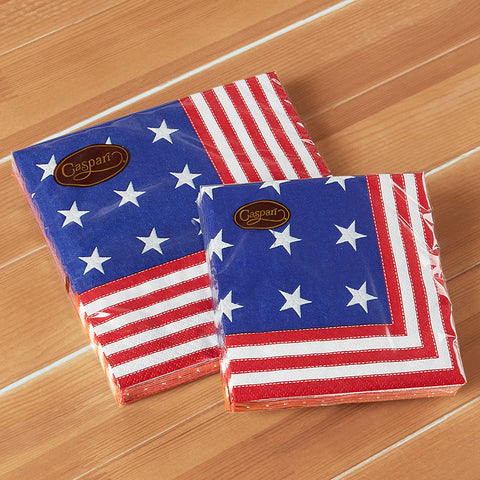 Caspari Paper Napkins - Star Spangled