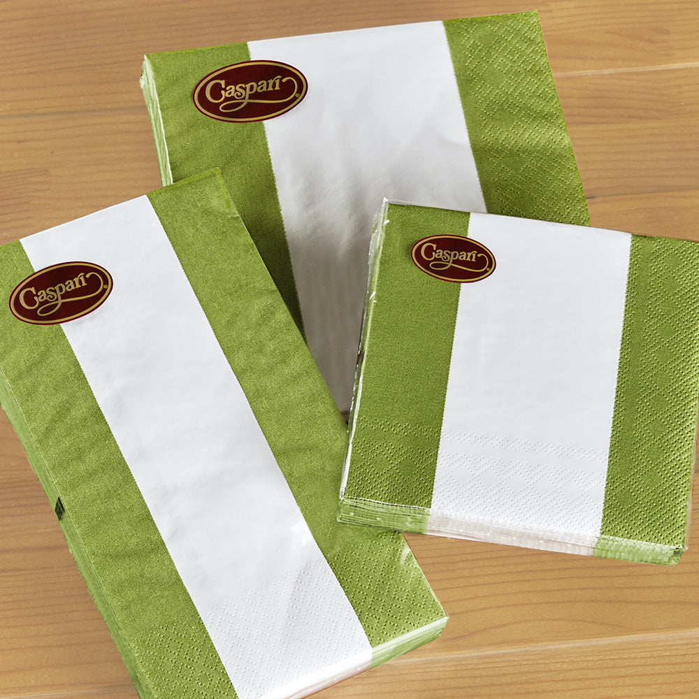 Caspari Paper Napkins & Guest Towels - Bandol Stripe